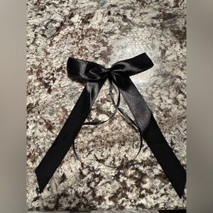 Black Bow HairClasp NIB
